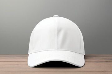 White 6 Panel, Dad Cap Blank Mockup