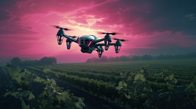 using drones to monitor agricultural growth in an era of technological progress