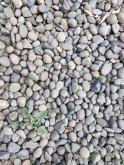 Small stone area on the terrace