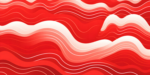 waved red background with a wavy pattern, Chinese New Year festivities, striped compositions, circular shapes, 2D red pattern with waves, minimalist color palette, Chinese wallpaper