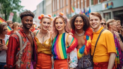 Pride Festival: Celebrating Diversity at the LGBT Festival - obrazy, fototapety, plakaty