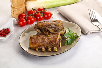 Roasted Lamb ribs with spices