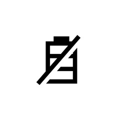 Battery icon vector