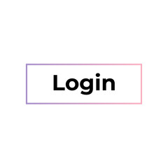Login button for UI UX for App Or Web