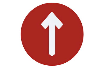 This image shows a traffic arrow up sign indicating the direction of movement.

 Generative AI