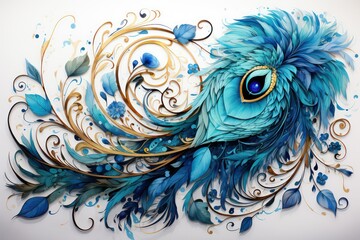 feather pattern
