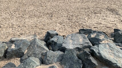 stones on the beach