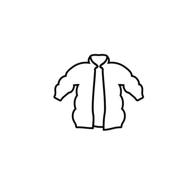 recommend clip art: Winter jacket icon