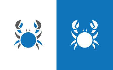 Crab logo design icon