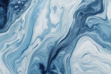 beautiful abstract fluid art background texture ink and dark blue and light blue and ice blue mixed texture