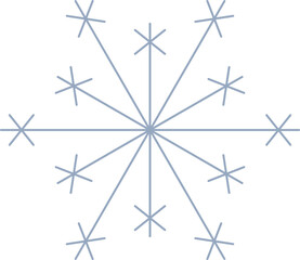 snow crystal icon
