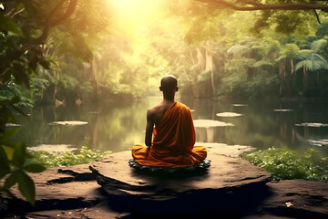 person meditation	
