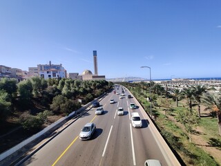 Djamaa el Djazaïr also known as the Great Mosque of Algiers It houses the world's tallest minaret and is the third-largest mosque in the world , Algiers, Cityscape for The Capital Of Algeria