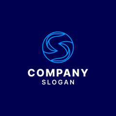 Letter S Simple Monogram Logo