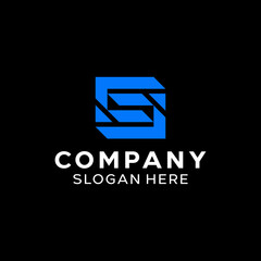 Letter SC CS Simple Monogram Logo