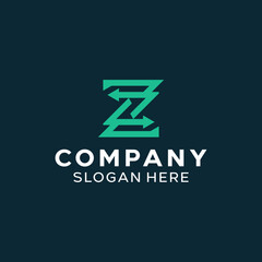 Fototapeta premium Letter Z Simple Monogram Logo