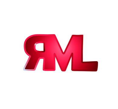 RML red logo desing