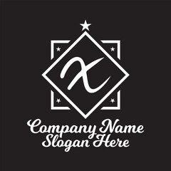 Abstract Fashion font alphabet x. Minimal modern urban fonts for logo, brand etc. Typography typeface uppercase lowercase and number. vector illustration.eps, Letter x logo, icon, sign, symbol