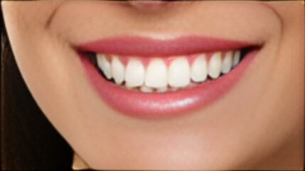 Obraz premium close up of a person with a smile