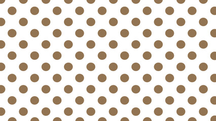 Brown and white background seamless pattern with dots
