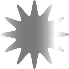 abstract silver gradient shapes