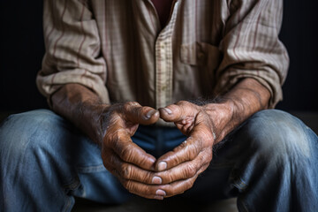 the hands of a poor man