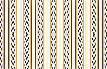 Ethnic abstract ikat art. Aztec ornament print. geometric ethnic pattern seamless  color oriental.  Design for background ,curtain, carpet, wallpaper, clothing, wrapping, Batik, vector illustration.