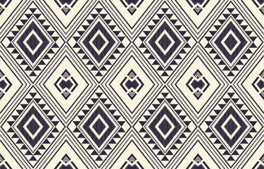 Ethnic abstract ikat art. Aztec ornament print. geometric ethnic pattern seamless  color oriental.  Design for background ,curtain, carpet, wallpaper, clothing, wrapping, Batik, vector illustration.