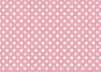 pink and white polka dot with purple background