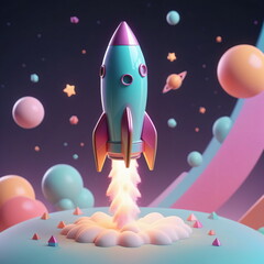 Precise and Lifelike: Tiny Rocket Soaring in Isometric 3D