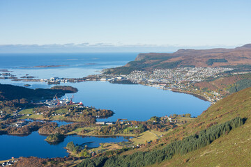 Fototapeta na wymiar View from Ulsteinvik, Norway