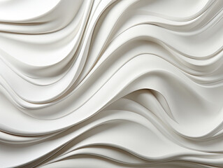 Obraz premium A white texture with gray abstract pattern, featuring a wavy nature geometric modern design, on a white background suitable for interior wall decor.