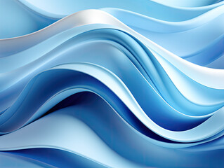 Blue color background sets the stage for a liquid wave background with fluid wavy shapes.