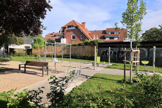 Kleiner Spielplatz im Zentrum von Sendenhorst im M&uuml;nsterland