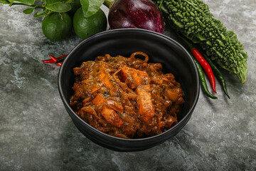 Indian cuisine - homemade mutter paneer