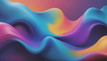 Fototapeta premium abstract colorful background with waves
