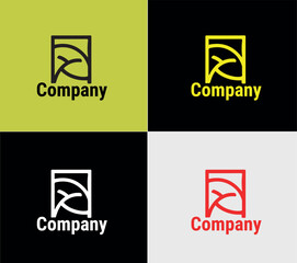 Business logotype, elements color variation abstract icon. Modern logotype, business template.