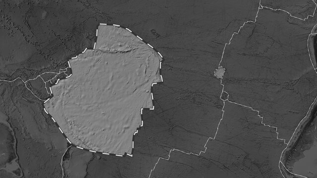 Easter plate extracted. Patterson Cylindrical. Grayscale