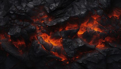 coal texture ,lava or magma  glowing  background 