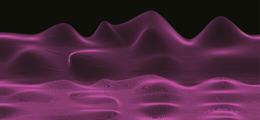 abstract lines background, futuristic metaverse