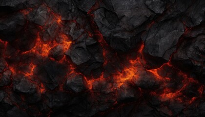 coal texture ,lava or magma  glowing  background 