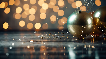 Obraz premium Happy new year 2024, Celebration, New years eve, Party, Vintage, Background, Generative AI