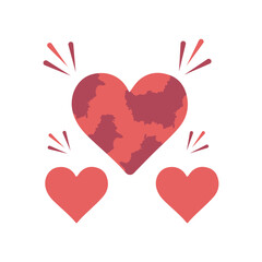 orld Kindness Day greeting card, conceptual vector illustration with variety of human hands holding hearts. November 13.