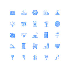 ecology icon set
