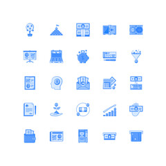 check, money, finance, investment, accumulation, piggy bank, coin, icon, icons, set, pack, vector, object