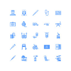 medicine icon set