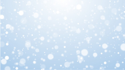 Festive winter background, soft blur bokeh and shiny light background, vector illustration.