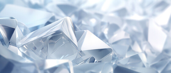 Close-up of dazzling crystals against a white backdrop.