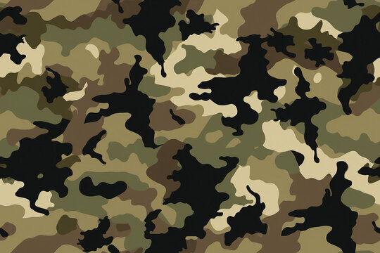 military camouflage pattern