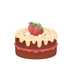 Chocolate Strawberry Cake